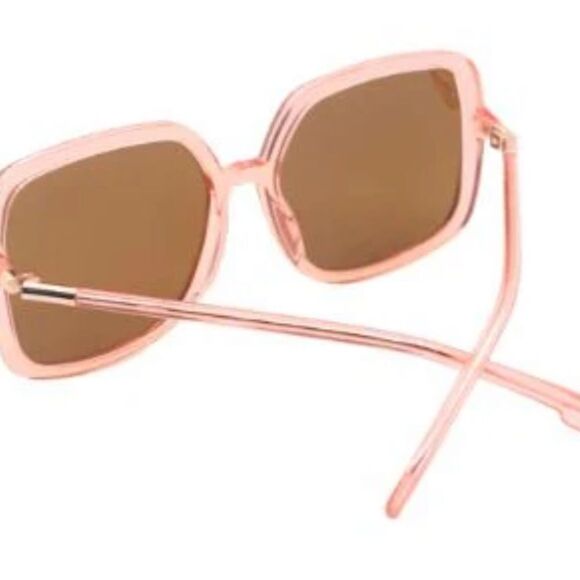 TRANSPARENT Free People JANIS SUNGLASSES-TRANSLUCENT PINK NWT main image 6